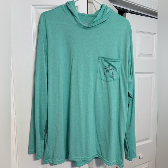 Men's Aqua Graphic Shirt - Picture 3 of 5